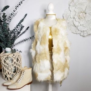 FAUX FUR VEST